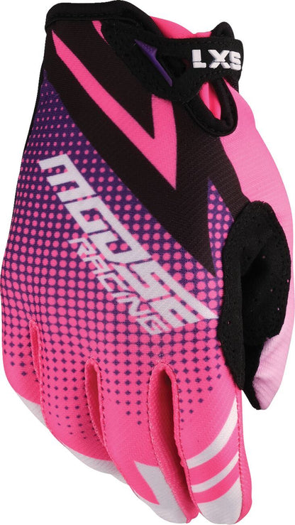 Moose Racing Gloves Youth Sx1 Pink/Purple