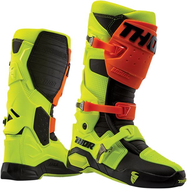 THOR Radial MX Motorcross Boots Replacement Outsoles Black/Yellow