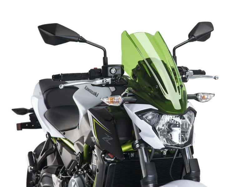 PUIG New Generation Touring Screen Green for Kawasaki Z650 17-19 9369V