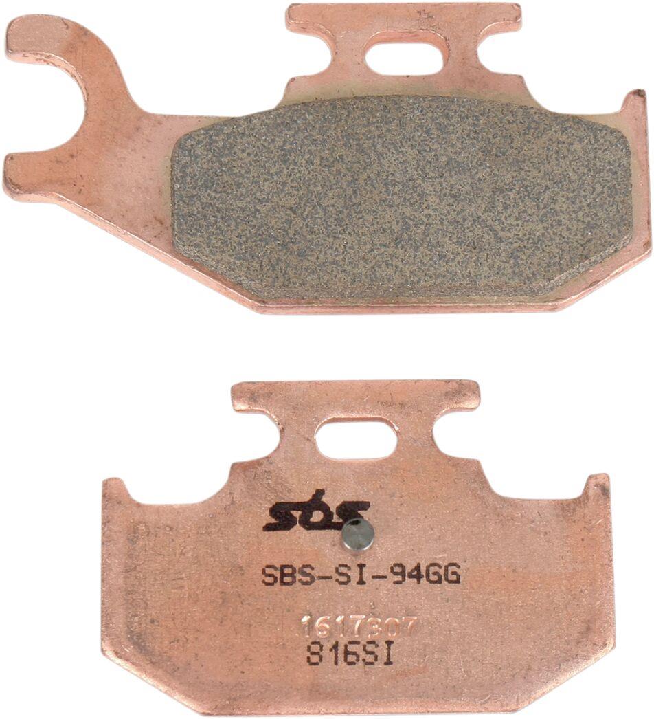 Sbs SI Offroad Sintered Brake Pads For Yamaha YFM 700 R 2005-2012 Set of 2 816SI