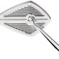 Arlen Ness Diamond Mirror Convex Side View  6" H x 7.375" W CNC-Machined 13-129