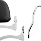 Show Chrome Sissy Bar Kit For Yamaha XVS 1100 1999-2008 Black Chrome 63-612