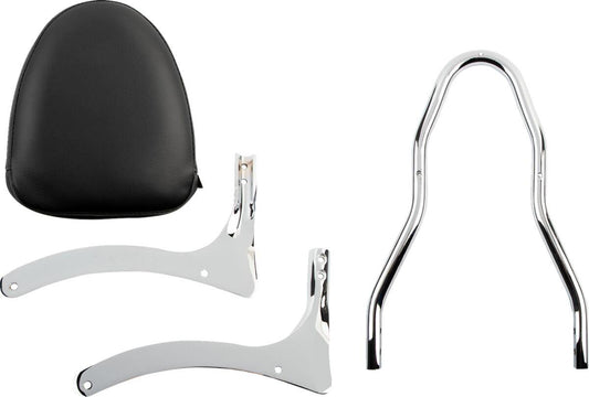 Show Chrome Sissy Bar Kit For Yamaha XVS 1100 1999-2008 Black Chrome 63-612