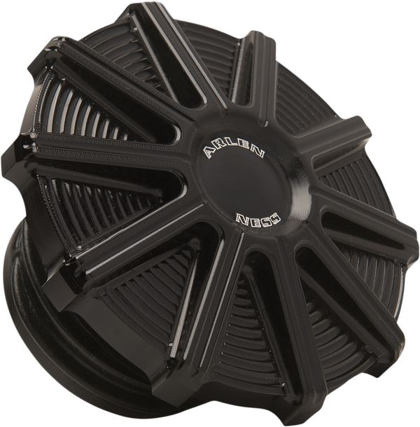 Arlen Ness Vented Gas Cap 10G Black Aluminum For HD FXLRS 1923 91-24 701-000