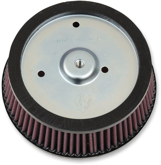 Arlen Ness Replacement Air Filter For HD FXSTC 1584 97-10 Red Silver 18-098