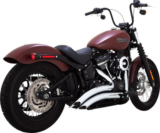 Vance & Hines Big Radius Exhaust System Chrome For HD FXLRS 1923 18-24 26377