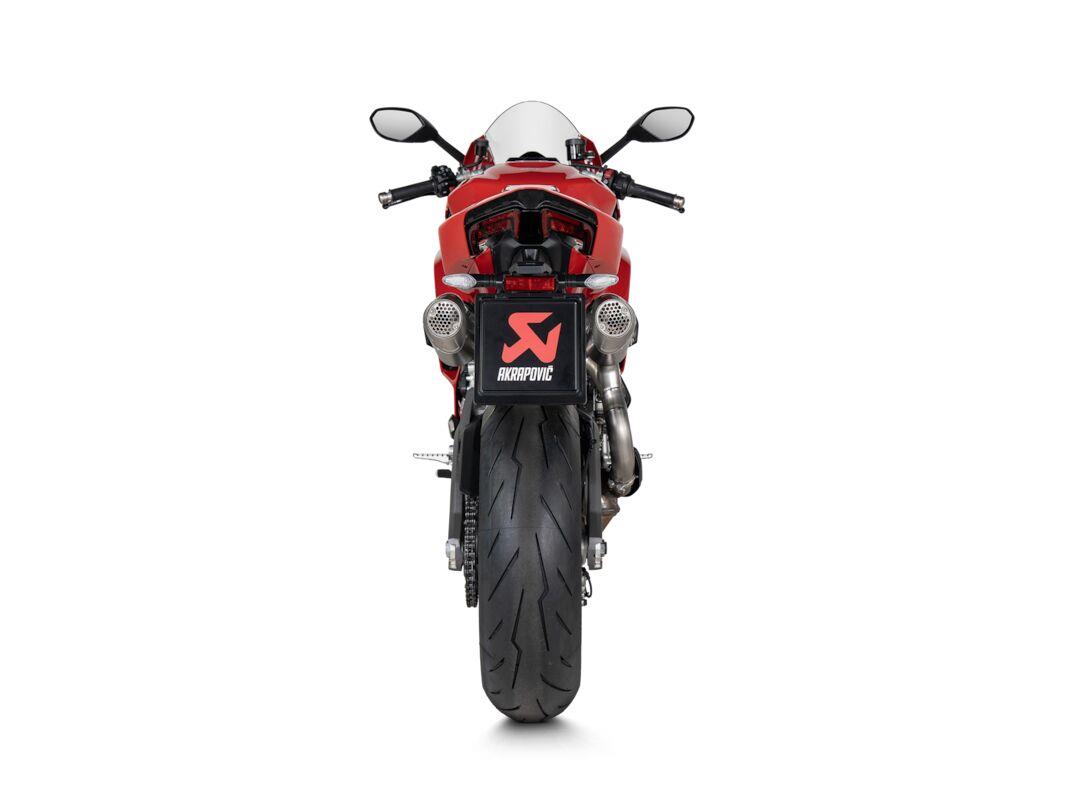 AKRAPOVIC Slip-On Line Muffler STREET TI for DUCATI PANIGALE/STREETFIGHTER V2 890 ABS 25-26 S-D10SO8-HCHNT
