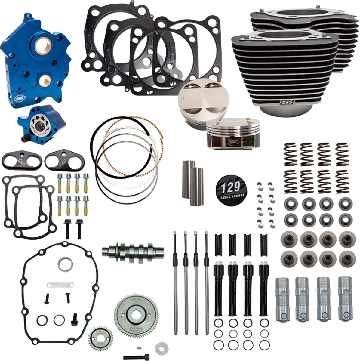 S&S Cycle 129" Power Package For M8 For Harley FLHXS 1868 2017-2023 310-1227C