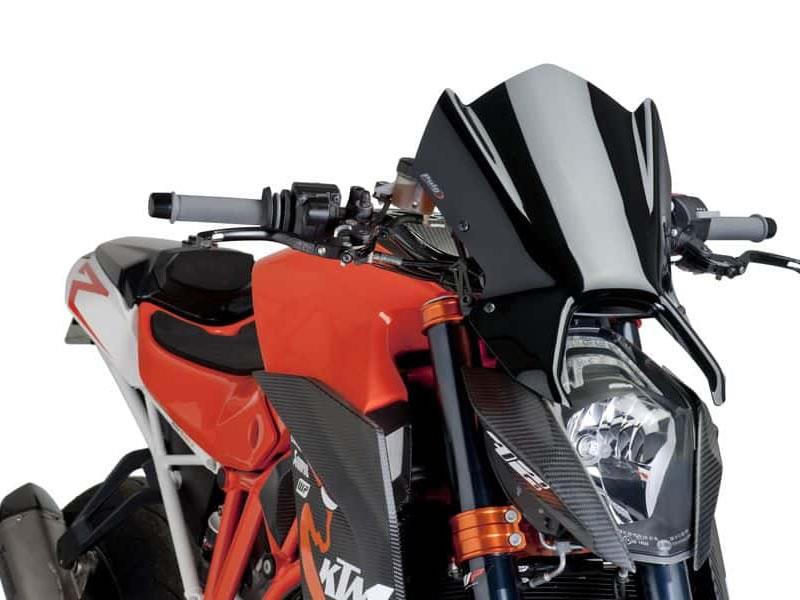 PUIG New Generation Sport Screen Black for KTM 1290 Super Duke R 14-16 7014N