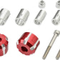 Daytona Handlebar End Anodized Red CNC Aluminum Barend Kit 14-19mm ID 81175