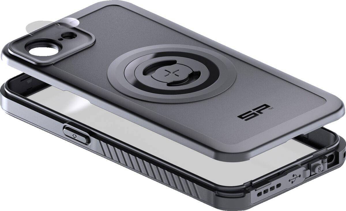 SP Connect Xtreme SPC+ Mobile Phone Case For iPhone 16e Waterproof MIL-STD 810 Black 52917
