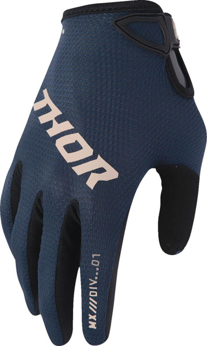 THOR Women's Ridemode Static Gloves Blue