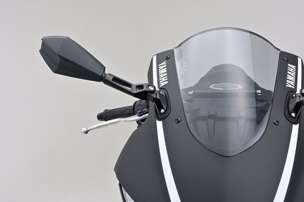 Daytona Black Side View Right/Left Fairing D-MIRROR-11 Aluminum ABS Mirror 80716