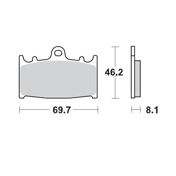 Moto-Master SinterPRO Offroad Brake Pads For Honda CRF 250 R 1991-2023 99912