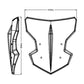 Puig Flanker Screen Black 21463W