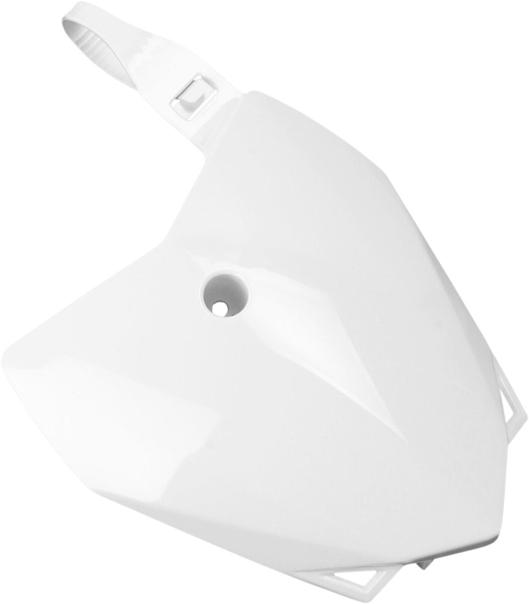 UFO FRONT NUMBER PLATE KAWASAKI KLX110 WHITE KA04718-047