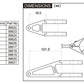 Daytona CNC Billet Aluminum Handlebar Headlight ECE Approved Mounting Bracket 88624