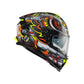 PREMIER HELMETS Typhoon Red/Yellow/Gray Motorcycle Helmet