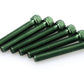 PUIG M8 55mm Allen Screws x 6 Green Universal 0540V