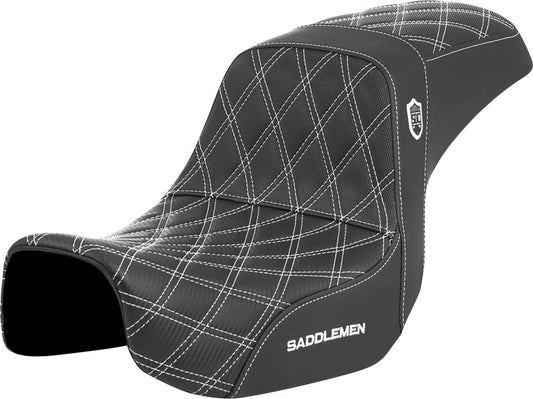 Saddlemen Pro Series SDC Performance Grip Seat For HD FXDF 1690 06-17 SC80604WHI