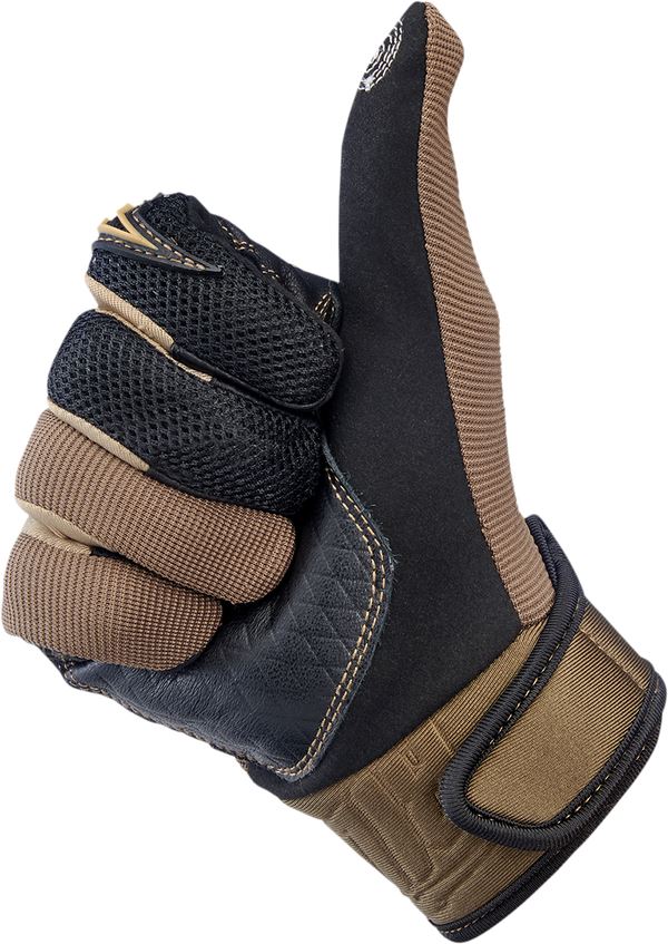 Biltwell Motorcycle Gloves Baja Chocolate/Black