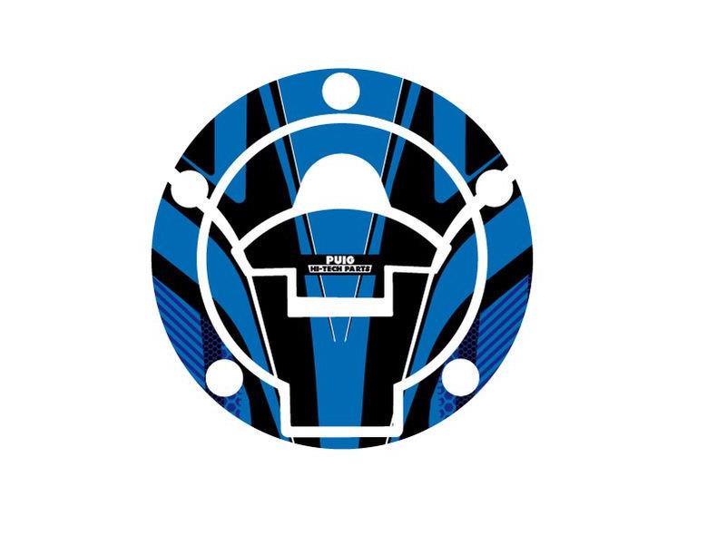 PUIG Radikal Fuel Cap Protector Blue for Yamaha MT-03/MT-125/YZF R3 15-25 8281A
