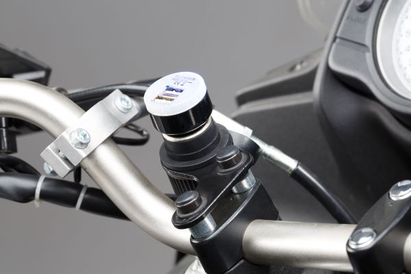 SW MOTECH Double USB Power Port For Cigarette Lighter Socket EMA.00.107.12000