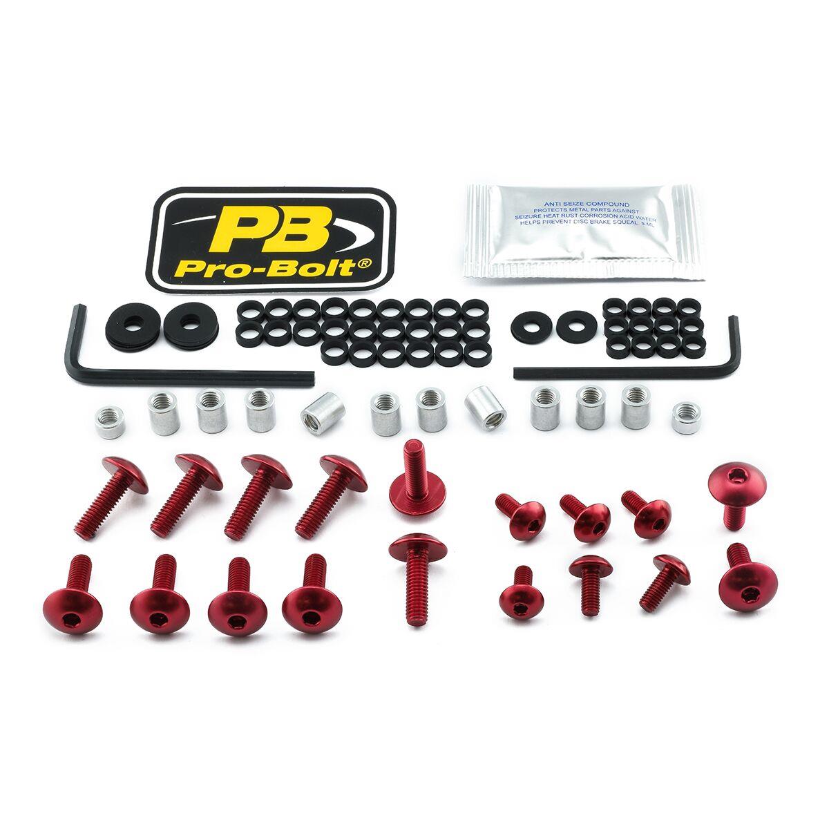 Pro Bolt Aluminium Fairing Bolt Kit For Suzuki GSX-R 1000 R 2017-2025 FSU330R