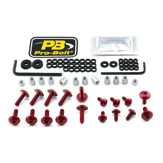 Pro Bolt Aluminium Fairing Bolt Kit For Suzuki GSX-R 1000 R 2017-2025 FSU330R