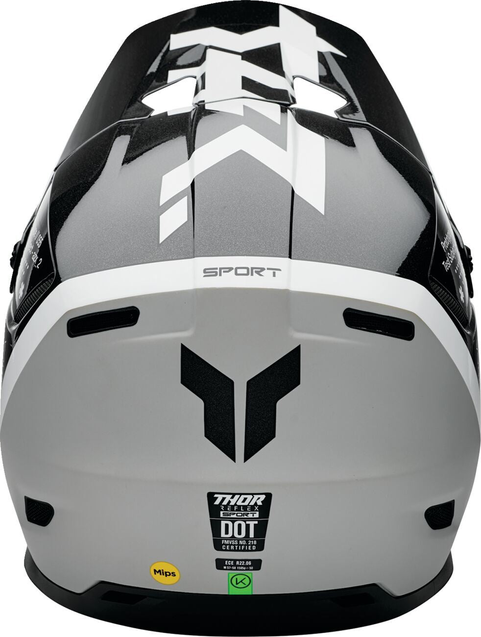 THOR Reflex Sport Riot MIPS® Helmet BLACK/WHITE 2025 Model