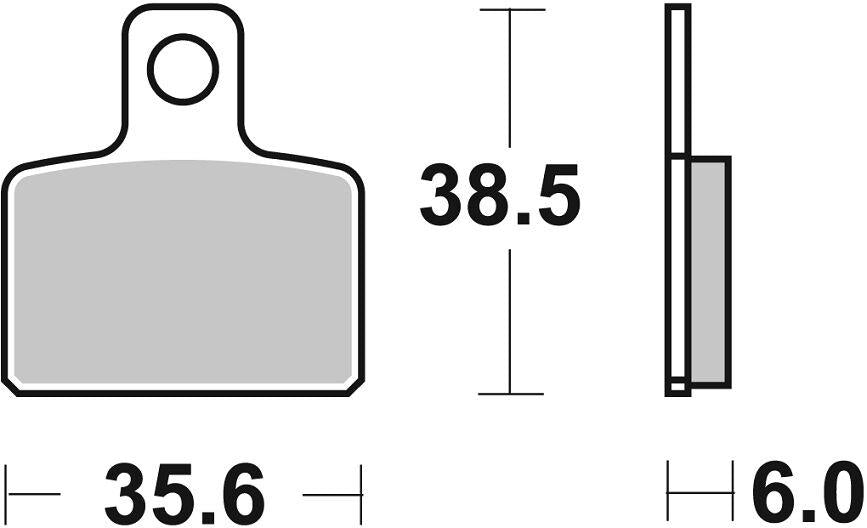 Sbs RSI Brake Pads For Gas Gas TXT 125 GP 2000-2022 Sintered Metal Set 803RSI