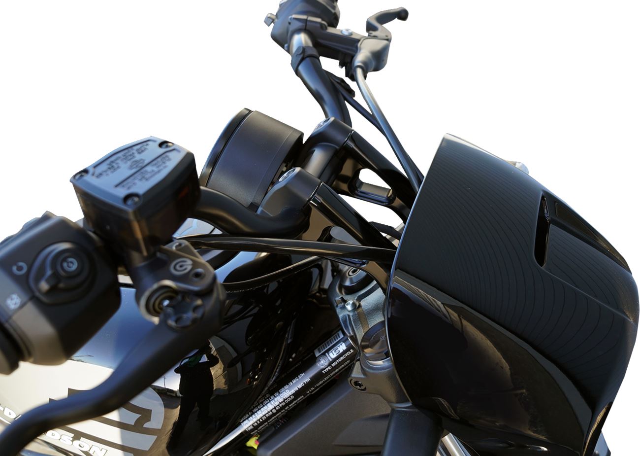 Arlen Ness Sportster Riser Kit Black Aluminum Anodized Pullback 520-045
