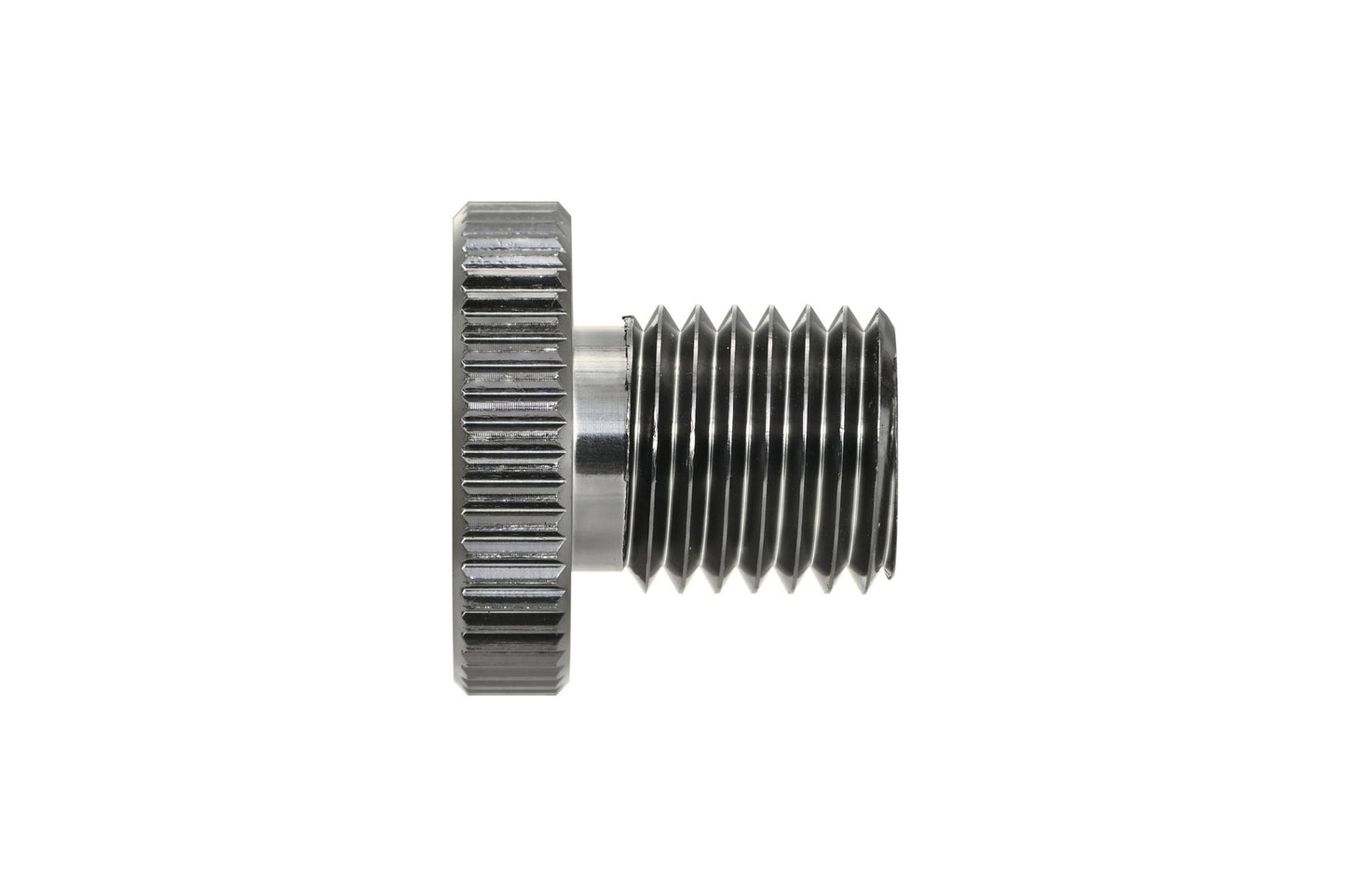 Daytona Mirror Plug Bolt M10 x 1.25 Left Gray Aluminum CNC Threaded 80944