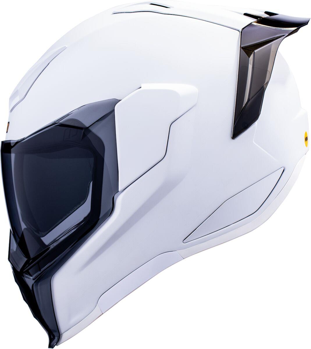 ICON Ultraflite White Motorcycle Helmet