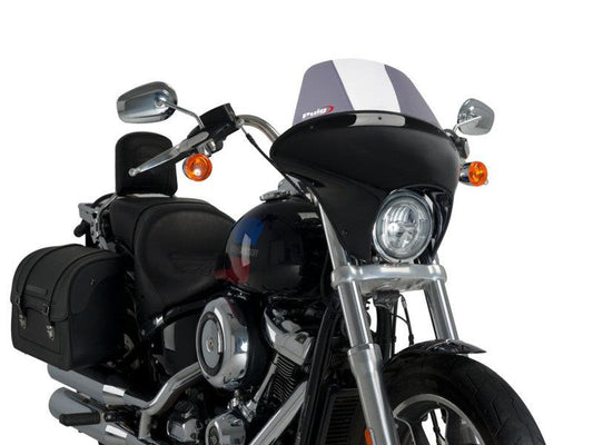 PUIG Batwing Touring Screen Light Smoke for Harley Davidson Softail Low Rider FXLR 18-20 21052H