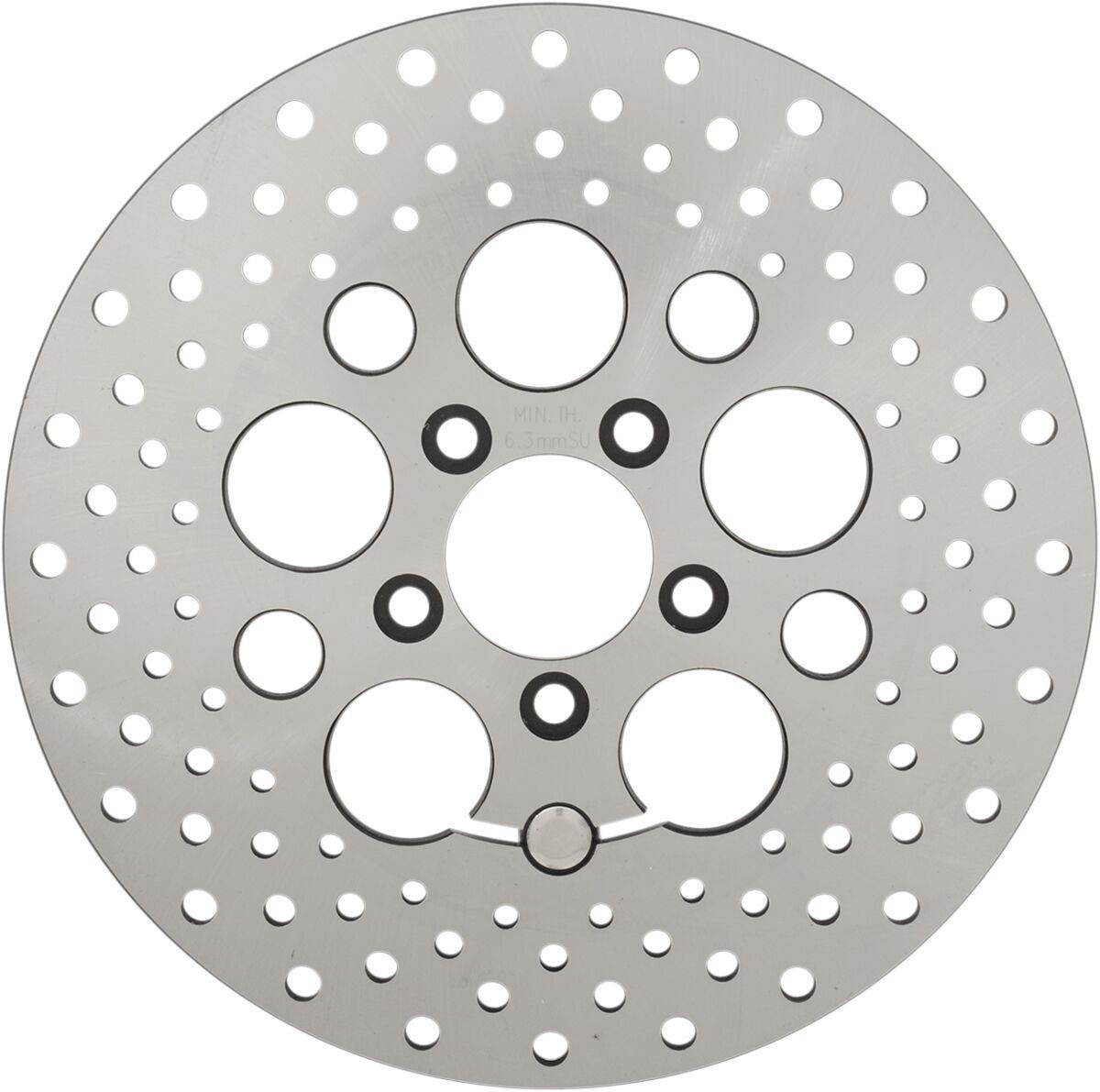 Drag Specialties Drilled Brake Rotor For Harley FLHRXS 1868 2003-2024 B06-0189AS