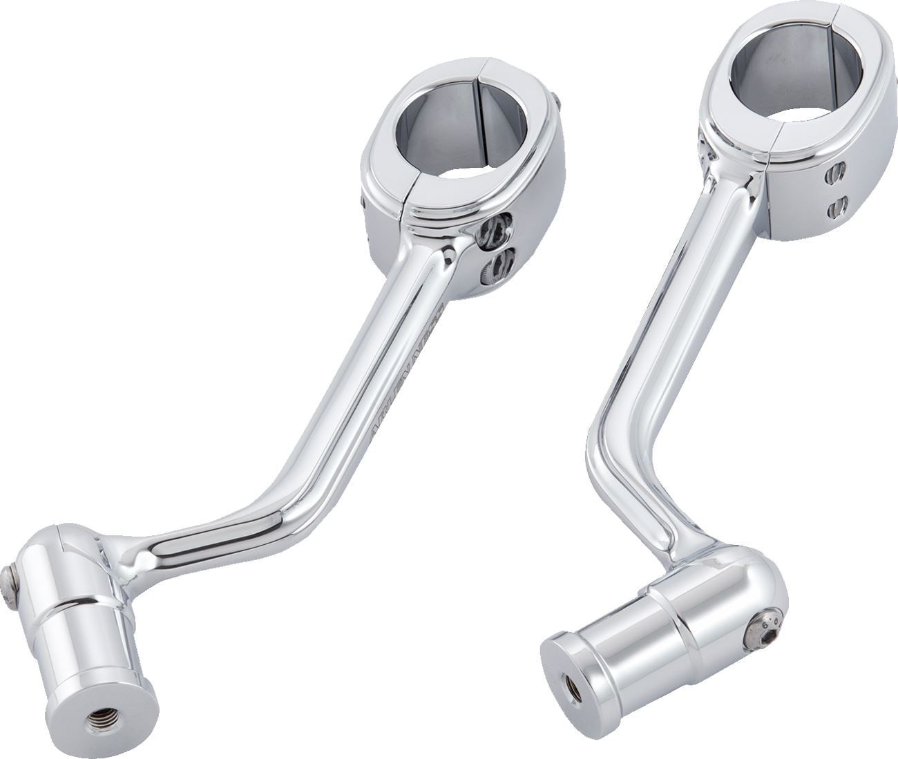 Arlen Ness Highway Peg Mounts All Chrome Aluminum Anodized Swivel 400-044