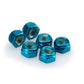 PUIG M8 Locknuts x 6 Blue Universal 0832A