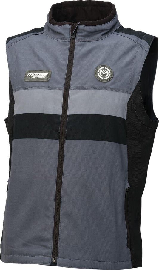 MOOSE OFFROAD Moto Vest GRAY/BLACK 2025 Model