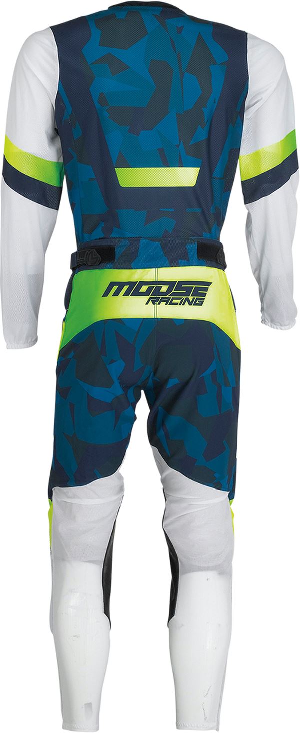 Moose Racing Jersey Sahara Blue/White/Black 24 Model