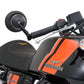 Daytona Bar End Mirror Black Aluminum Short D-Mirror-8 30mm Clamp 89730