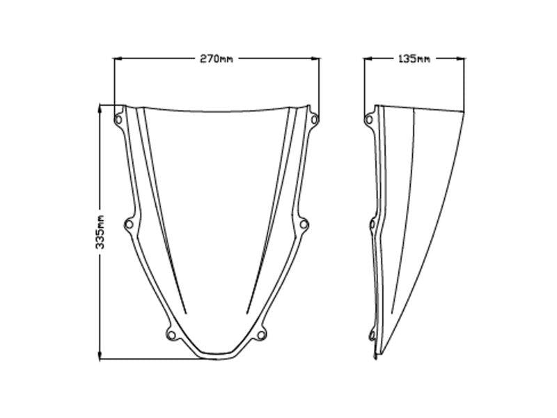 Puig Z-Racing Screen Blue 21091N