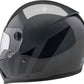 BILTWELL Lane Splitter Gray Motorcycle Helmet