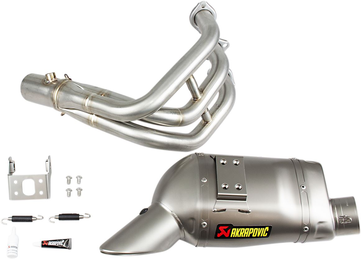 Akrapovic Racing Line Exhaust System Silver TI For Yamaha FJ-09 850 14-19 S-Y9R3-HAFT