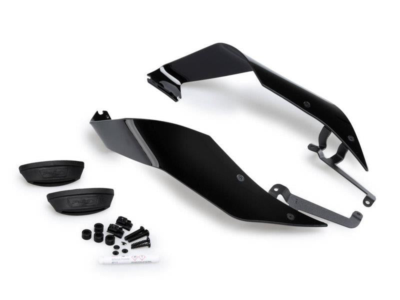 PUIG Racing Downforce Spoilers Matt Black for Yamaha YZF R7 22-25 21223J