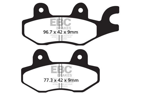 EBC GPFAX Series Race Sindered Brake Pads For Kawasaki EX 400 99-20 GPFAX197HH