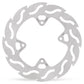 Moto-Master Flame Series Fixed Rotor For Honda CRF 150 R 1996-2026 Silver 110231