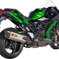Akrapovic Slip-On Line Muffler TI/CF For Kawasaki H2 1000 SX 22-24 S-K10SO30-HGIT