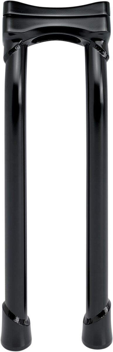 Biltwell Murdock O/S Risers Black 14" Pullback Handlebar Pair 6414-201-14