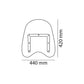 Puig Chopper Screen Clear 8462W